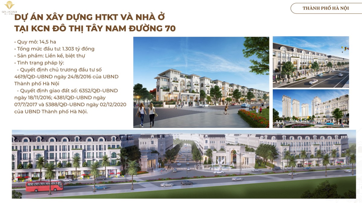 Dự án XD HTKT Và Nhà ở Tại KCN đô Thị Tây Nam đường 70_2
