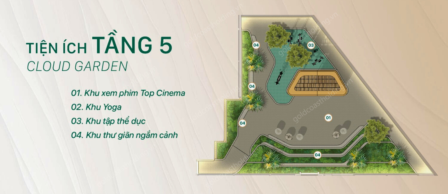 Tiện ích The Emerald Garden View_tầng 5